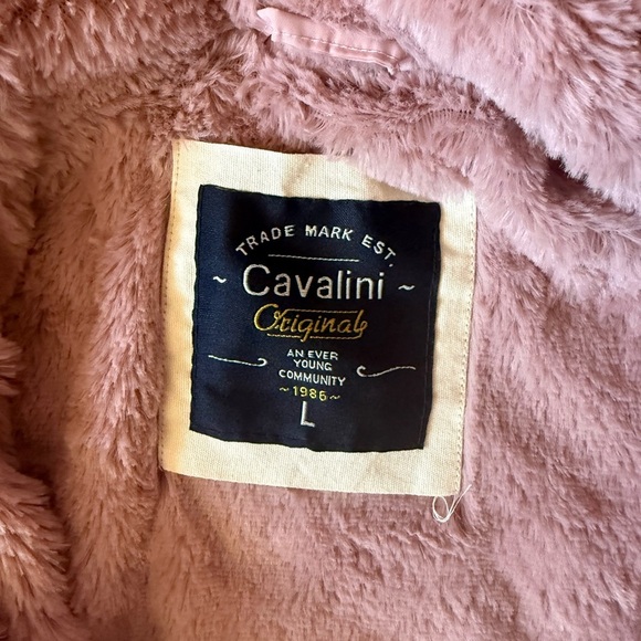 Cavalini Light Pink Hooded Utility Jacket - Picture 8 of 9